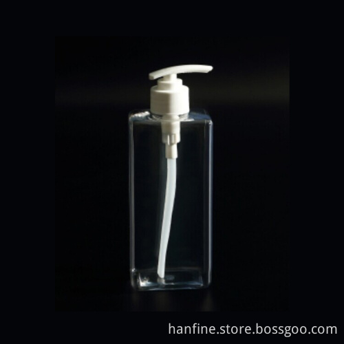 Personal Care Industrial Use 400ml PET shower bottle square